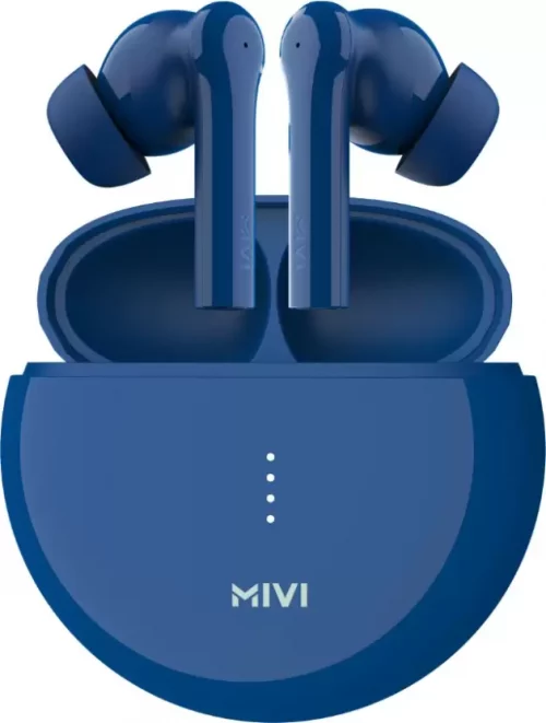 Mivi DuoPods F60 ENC with 50+ Hrs Playtime| Made in India | Powerful Bass | 4 Mics Bluetooth Headset 
